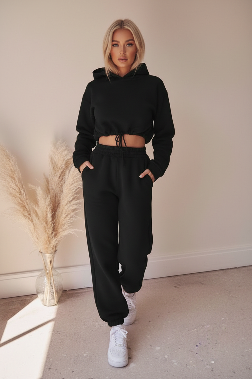 BoopLuxe Cozy Set in Black - New Pose